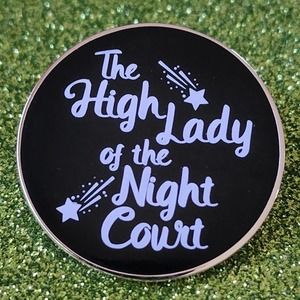 High Lady Of The Night Court Feyre ACOTAR ACOWAR Sarah J Maas Book Enamel Pin